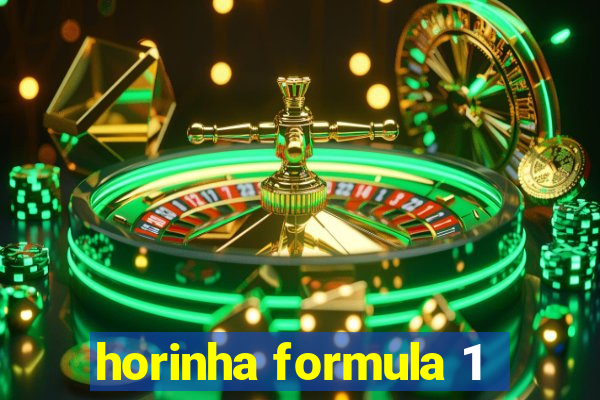 horinha formula 1